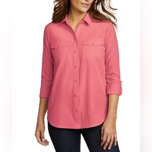 Eddie Bauer Ladies' Departure Top Coral Size XL